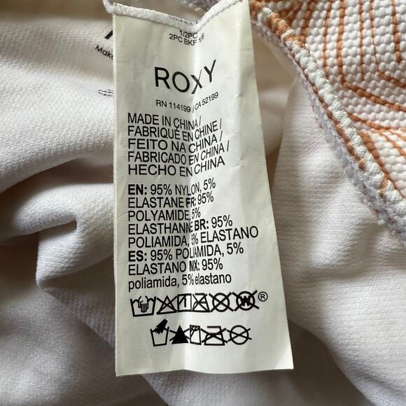 Roxy Palm Tree Dreams One Piece Swimsuit Women’s Size Large NWOT Tropical Print - Picture 7 of 8